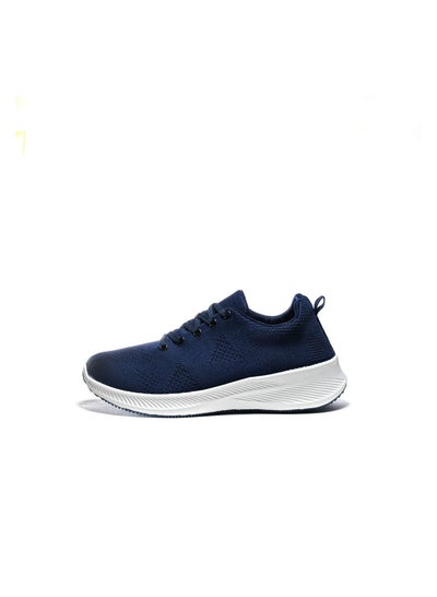 Buy SPORTIVE canvas lace-up sneakers for men - NAVY BLUE in Egypt