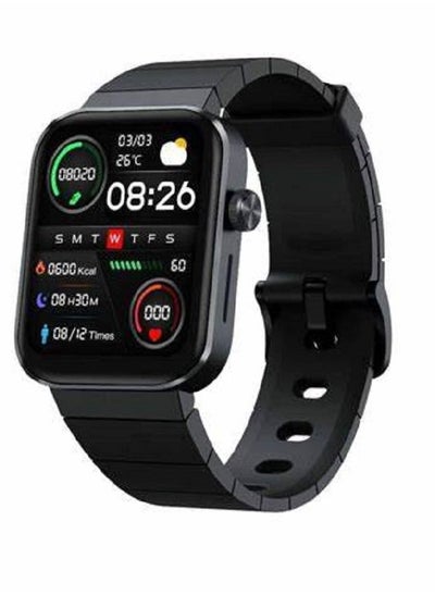 اشتري Mibro T1 Smart Watch Bluetooth Call Watch With 1.6-inch AMOLED HD Display Health Tracking & 20 Sport Modes 2 ATM Waterproof Bluetooth 5.0 - Black, Normal في الامارات