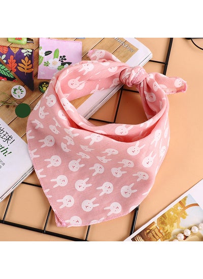 Buy Korean Fashion Kids Cotton Bandana ScarfPink Rabbit Pink Rabbit in Saudi Arabia