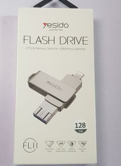 Buy yesido fl11 otg & memory stik for usb / micro / lightining  128g in Egypt