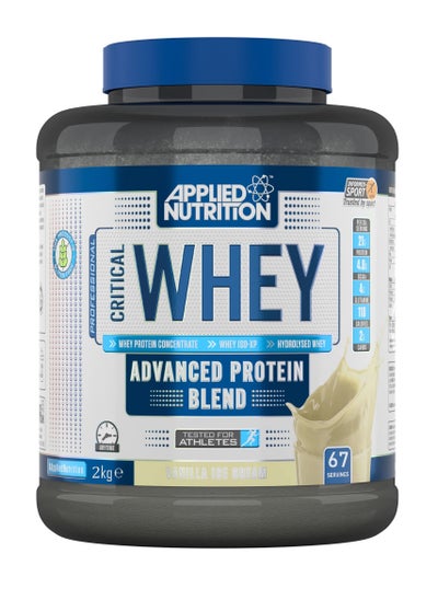 Buy Critical Whey Advanced Protein Blend - Vanilla Ice Cream - (2 kg) in Saudi Arabia