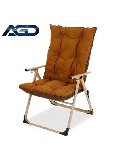 Buy A comfortable folding chair for camping or the beach with a pillow in Saudi Arabia