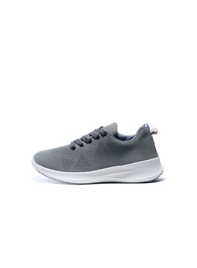 Buy SPORTIVE canvas lace-up sneakers for men - GREY in Egypt