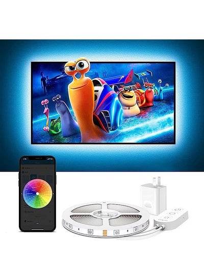 اشتري Govee TV Backlights, 10ft LED Lights for TV Work with Alexa, Google Assistant and APP, Music Sync, 16 Million RGB DIY Colors, TV LED Backlight for 46-60 inch TVs, USB Powered في السعودية