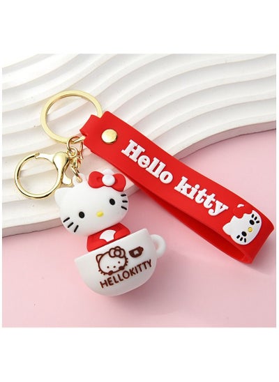 Buy Cartoon Sanrio Hello Kitty Keychain Bag Ornament Decoration Accessories in Saudi Arabia