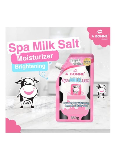 Buy Spa Milk Salt Moisturizing Multicolour 350g in UAE