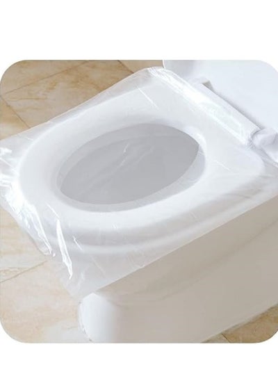 Buy 50pcs Portable Waterproof Disposable Toilet Seat Covers Set Suitable for Kids and Pregnant Women Each Piece Individually Wrapped in Egypt