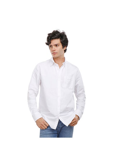 Buy COUP Custom Fit Basic Shirt For Men - White - M in Egypt