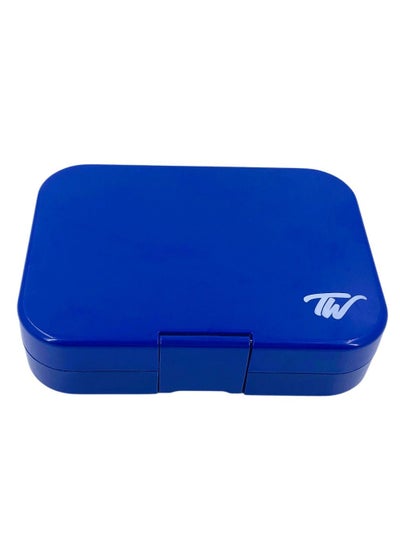 Buy TW Bento Lunch Box Blue 6 Compartments in Saudi Arabia