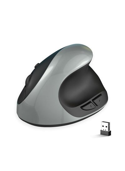 Buy 2.4G Wireless Vertical Mouse Ergonomic Mice 3-gear Adjustable DPI Compatible with PC HP, Lenovo, MacBook,ASUS Dell in UAE