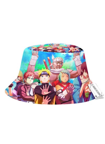 Buy Naruto Printed Casual Sunshade Fisherman's Hat in Saudi Arabia