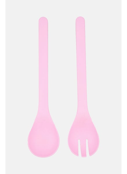 Buy Plant Deluxe Salad Server Set, Pink in UAE