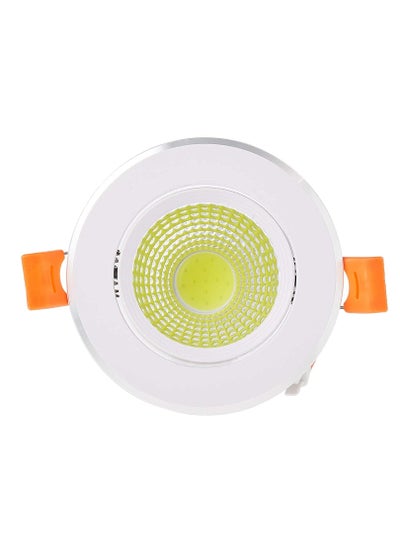 Buy TC COB 7W Warm white 3000K Spot LED Power Saving PC(Polycarbonate) Plastic Angled Recessed Ceiling Downlight 630LM AC85-265V 50-60HZ IP40 in UAE