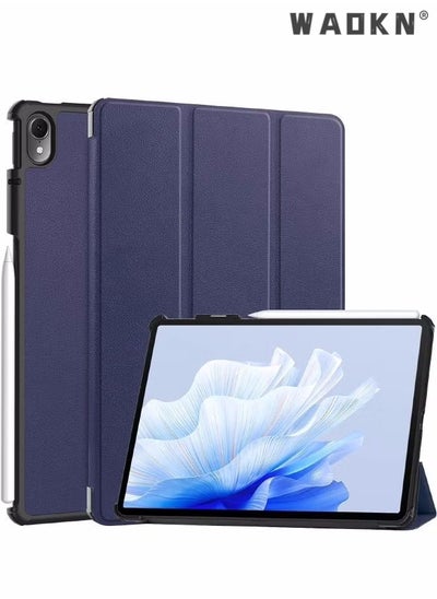 Buy For Protective Case for Huawei Matepad Air 2023 11.5 inch, Tri-Fold Smart Tablet Case, Multi- Viewing Angles Stand Hard Shell Folio Case Cover with Auto Wake Sleep for HUAWEI Matepad Air 2023, Blue in UAE