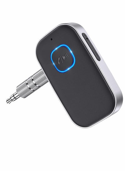 Buy Bluetooth Aux Adapter, Car Bluetooth Receiver, Bluetooth 5.0 Noise Cancelling Bluetooth Car Adapter in UAE