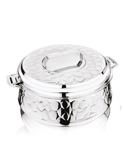 Buy Classic Belly Hotpot 5000ml Capacity - Stainless Steel - Silver in UAE