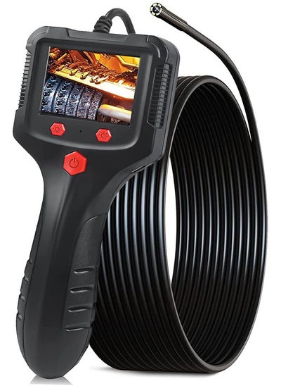 Buy Borescope Endoscope Inspection Camera,Handheld IP67 Waterproof Sewer Endoscope Camera - IPS HD Screen Borescope Portable Snake Camera with 5m Semi-Rigid Cord(2.4") in UAE