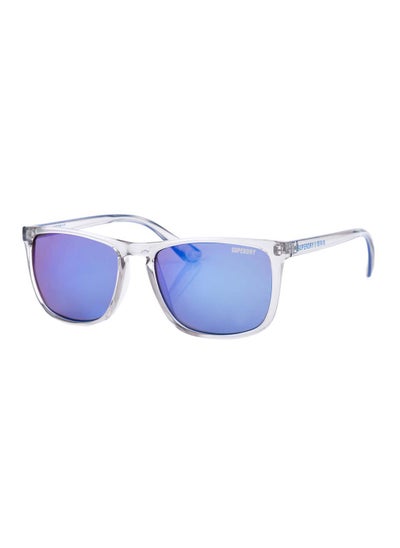 اشتري Superdry SHOCKWAVE Full-Rim Rectangular UV Protection Sunglasses - Blue في الامارات