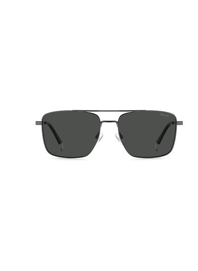 Buy Men Square Sunglasses PLD 4134/S/X  DK RUTHEN 57 Lens Size : 57 mm in UAE