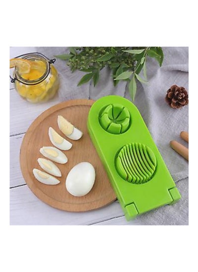 Buy Egg slicer in two different shapes, easy and quick to use, multi-coloured in Egypt