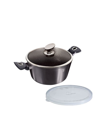 اشتري Casserole with lid, 28 cm, Metallic Line Carbon Pro Edition في الامارات