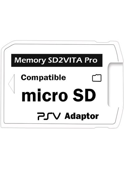 اشتري Sd2Vita Pro Adapter 3.0 For Ps Vita 3.60 Micro Sd Memory Card Full Coverage (For Henkaku) في السعودية