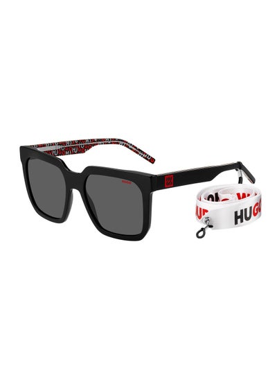 Buy Men's UV Protection Square Sunglasses - Hg 1218/S Black 56 - Lens Size: 56 Mm in Saudi Arabia