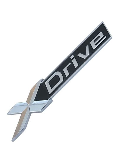 اشتري Xdrive Emblem Genuine OEM Size Replacement for BMW Xdrive Fender Side/Trunk Rear Emblem Badge XDRIVE Decal Sticker في السعودية