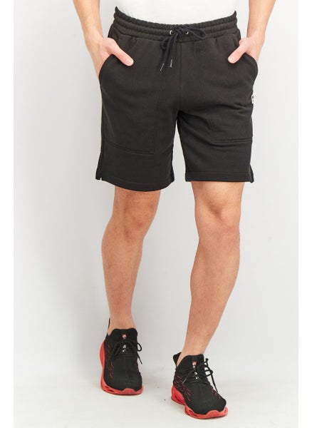 Buy Men Sportswear Fit Downtown Drawstring Shorts, Black in UAE