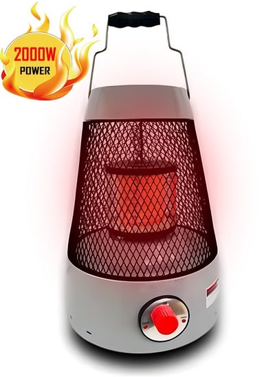 Buy Electric Heater 360 Degree Heating Heater 3 Heating Levels Power 2000 Watt in Saudi Arabia