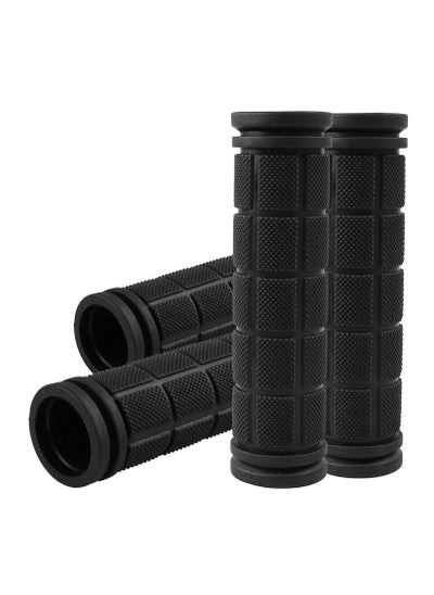 Buy Bike Handlebar Grips - 2 Pairs Bicycle Handlebar Grips for Kids Girls and Boys, Non Slip Rubber Replacement Mountain Bike Grips, Mushroom Grips for BMX MTB Scooters Road Bike in Saudi Arabia