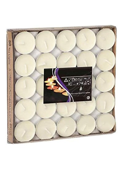 اشتري Scented Candles (White)- 50 Pieces في مصر