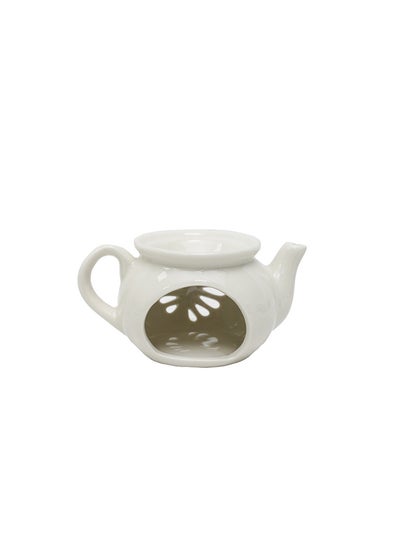 Buy AKDC Ceramic Teapot Oil Burner A Quaint And Decorative Accessory That Transforms Your Space Into A Haven Of Relaxation With Its Aromatic Capabilities in UAE