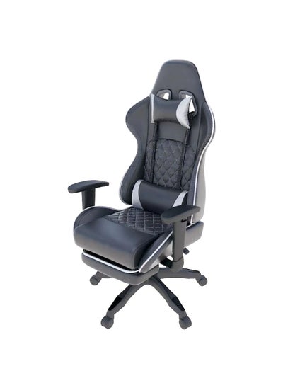 اشتري Gaming Chair, Ergonomic Computer Gaming Chair with Footrest, Massage Lumbar Video Game Chairs, Adult Office Gamer Chair with Adjustable Seat Height and Backrest في السعودية