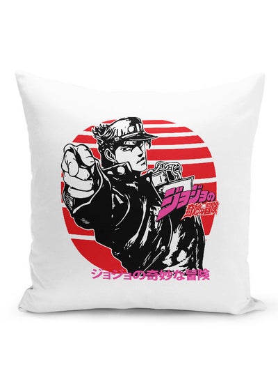 اشتري JoJo's Bizarre Adventure Throw Pillow Retro Anime Couch Cushion Vintage 80s Anime Accent Pillow JoJo's Bizarre Adventure Josuke Higashikata-Anime في الامارات