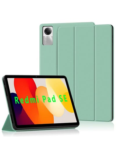 Buy Case Compatible with Xiaomi Redmi Pad SE 11 inch 2023 Tablet, Ultra Slim Lightweight TPU Leather Cover Case with Stand Tablet case Shockproof Rugged Case in UAE