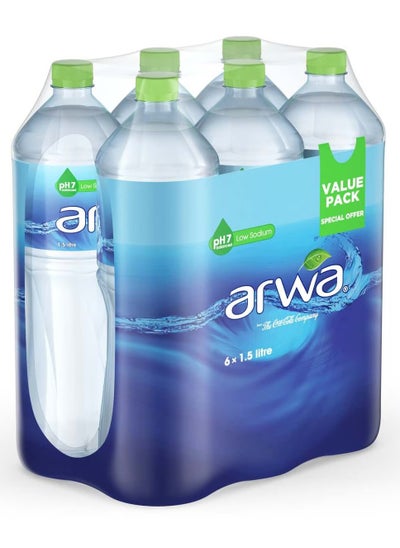 Buy Arwa Drinking Water 6 x 1.5 Litre in UAE