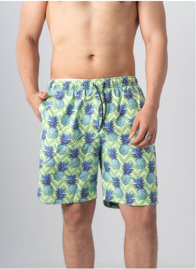 Buy Tropical green swimsuit short in UAE