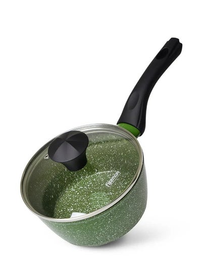 Buy Saucepan with Glass Lid, 20cm/2.25LTR Jenny Series Aluminum with Induction Bottom in UAE