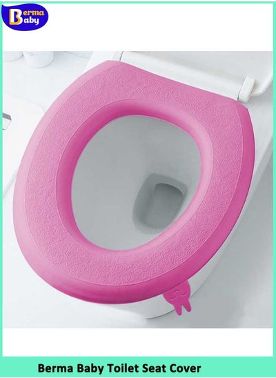 Buy EVA Toilet Seat Cover Soft Toilet Seat Cushion Pad Toilet Seat Pad Bathroom Supplies in Saudi Arabia