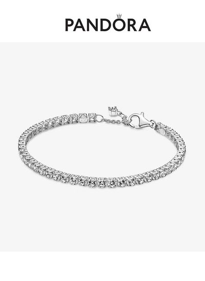 Buy Pandora Women's Sterling Silver Bracelet New Adjustable Diamond Bracelet (Size: 20cm) in Saudi Arabia