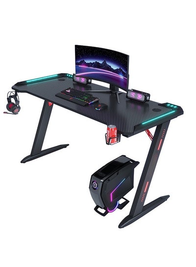 Buy Ergonomic Gaming and Computer Desk with LED Lights 120 CM in UAE
