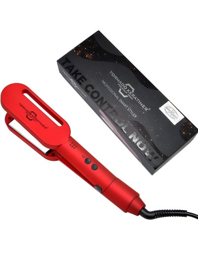 Buy Steam hair straightener with hair care function, rapid heating and temperature regulation using atomized essential oils in Saudi Arabia