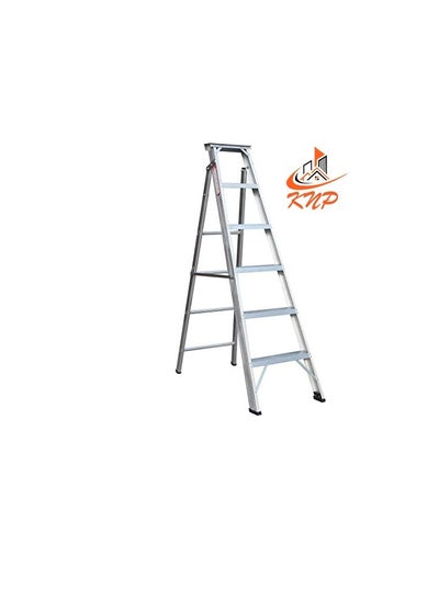 Buy KNP Heavy Duty Dual Purpose Aluminum Ladder 5 Steps in UAE