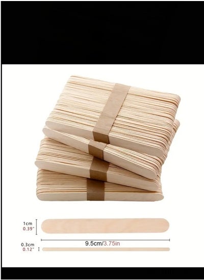 اشتري 50 pieces of natural wood lollipop sticks في السعودية