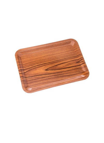 Buy Formica wood serving tray, size 38 cm in Saudi Arabia