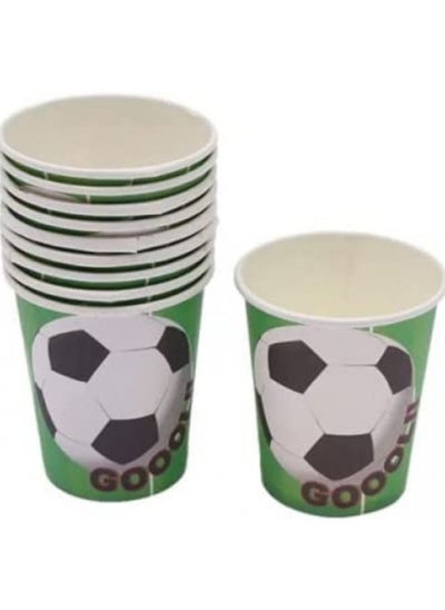 Buy Football Theme Cups Pack of 6Pcs in UAE