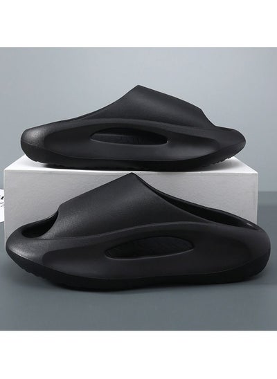 اشتري Cloud Slides Women's and Men's Bathroom Anti Slip Quick Dry Ultra Soft Thick Bottom Home Slippers في الامارات