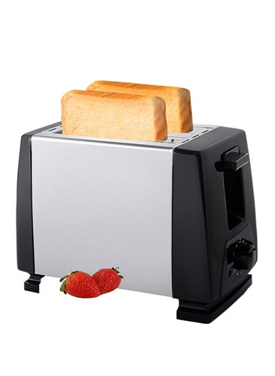 Buy Automatic Bread Toaster, Fast Heating 2 Slices Extra Wide Slots Bread Maker with 6 Temperature Settings, Stainless Steel Baking Breakfast Machine in Saudi Arabia