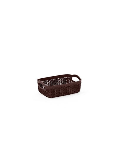 Buy Small basket for sMulti-use tart brown crescent and silver star 240108toring tart bread - gray 240108 in Egypt